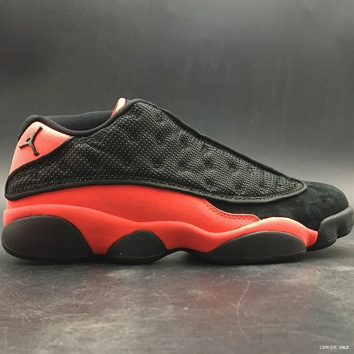 Rep AT3102-006 Red  Black Clot Jordan Low Retro 13  0514
